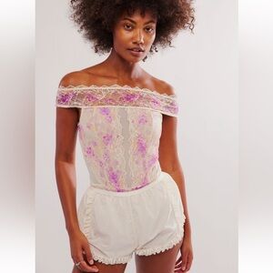 Free People - Spring Soirée Printed Bodysuit